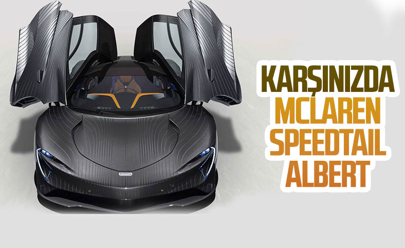 1050 beygirlik yeni canavar: McLaren Speedtail Albert