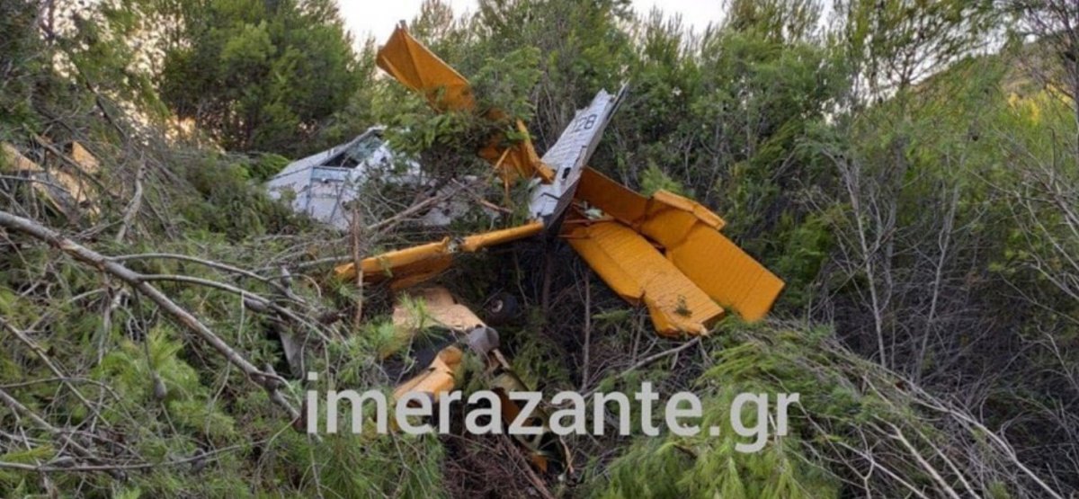 Firefighting plane crashes in Greece #2