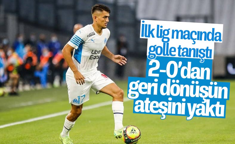 Cengiz Ünder, Marsilya formasıyla ilk lig maçında gol attı
