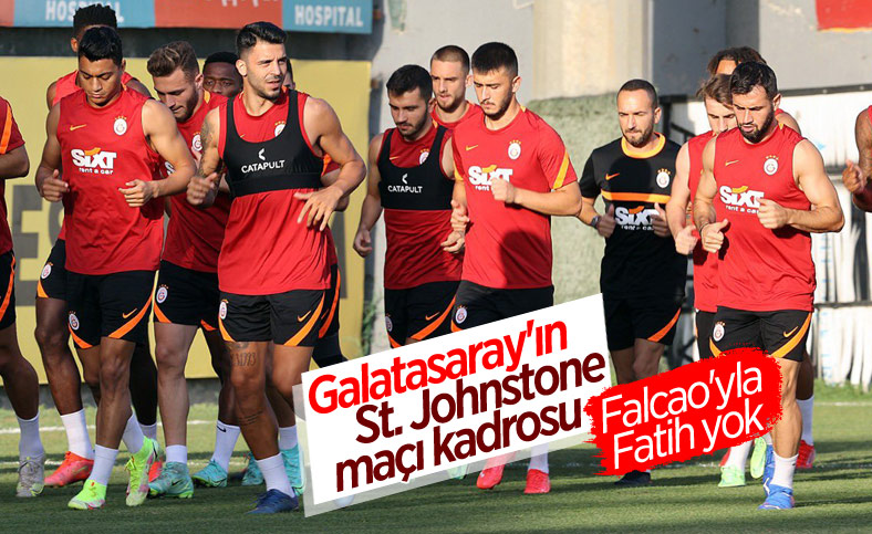 Galatasaray'ın St. Johnstone maçı kadrosu