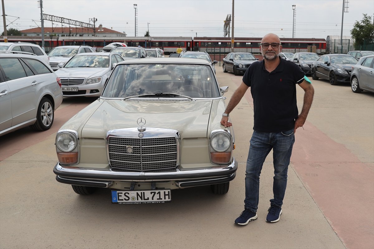 Araçlarıyla Türkiye ye gelen bazı gurbetçiler, arabalı tren kullanıyor #11