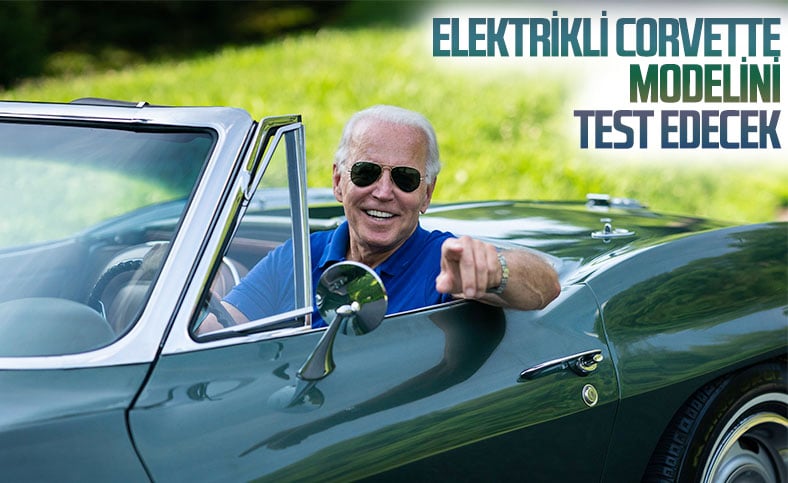 Joe Biden, ilk elektrikli Corvette modelini test edecek