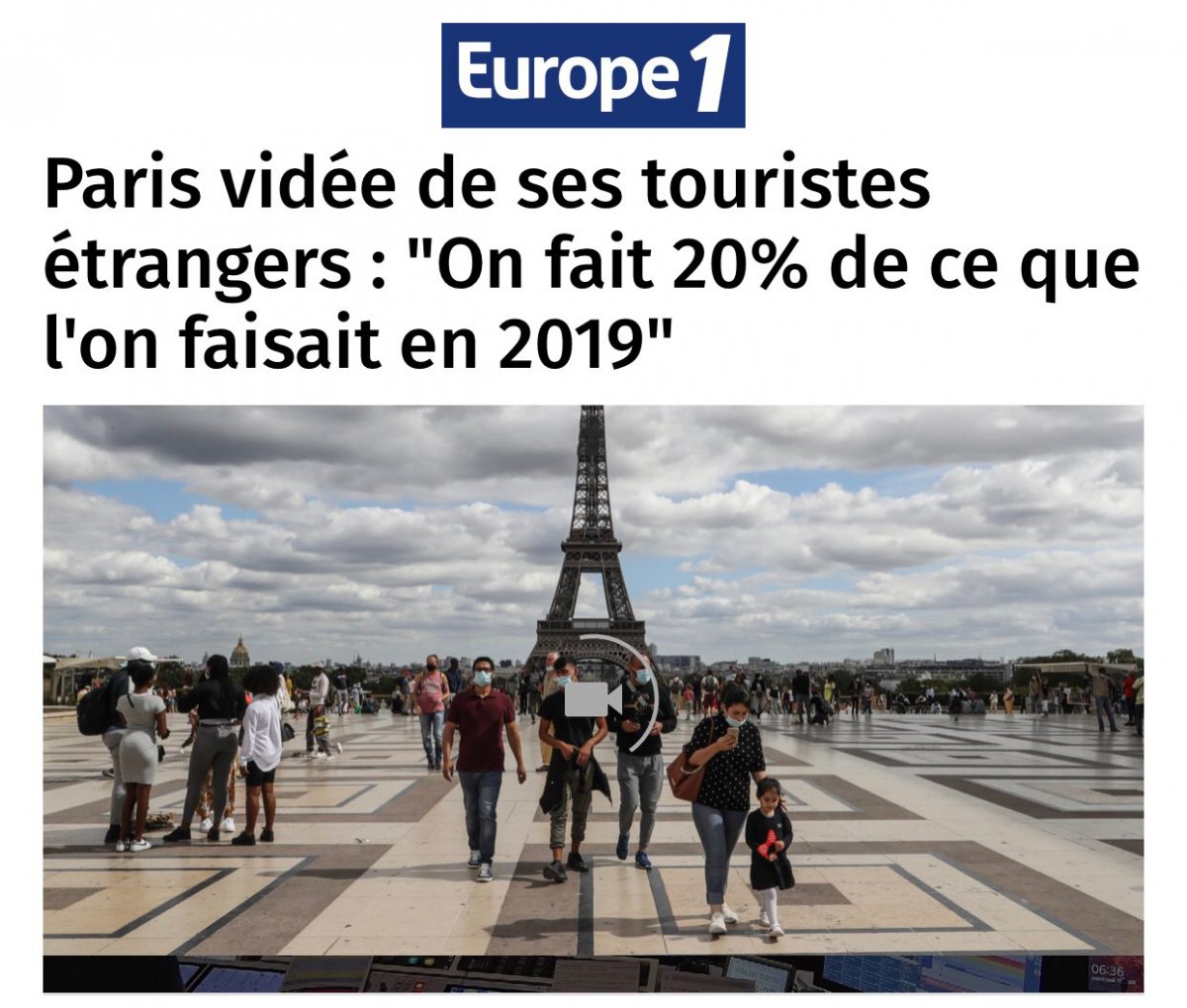The income of the tradesmen decreased due to the lack of tourists in Paris #3