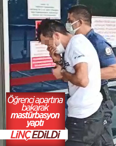 Zonguldak'ta öğrenci apartı karşısında mastürbasyon yapan kişi darbedildi