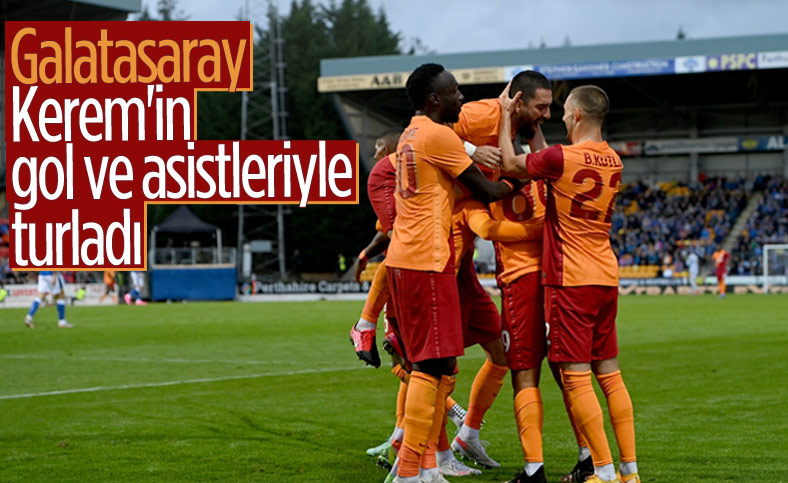 Galatasaray, St Johnstone'ı 4-2 yendi