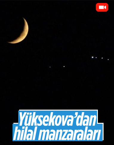 Yüksekova’da Ay manzaraları