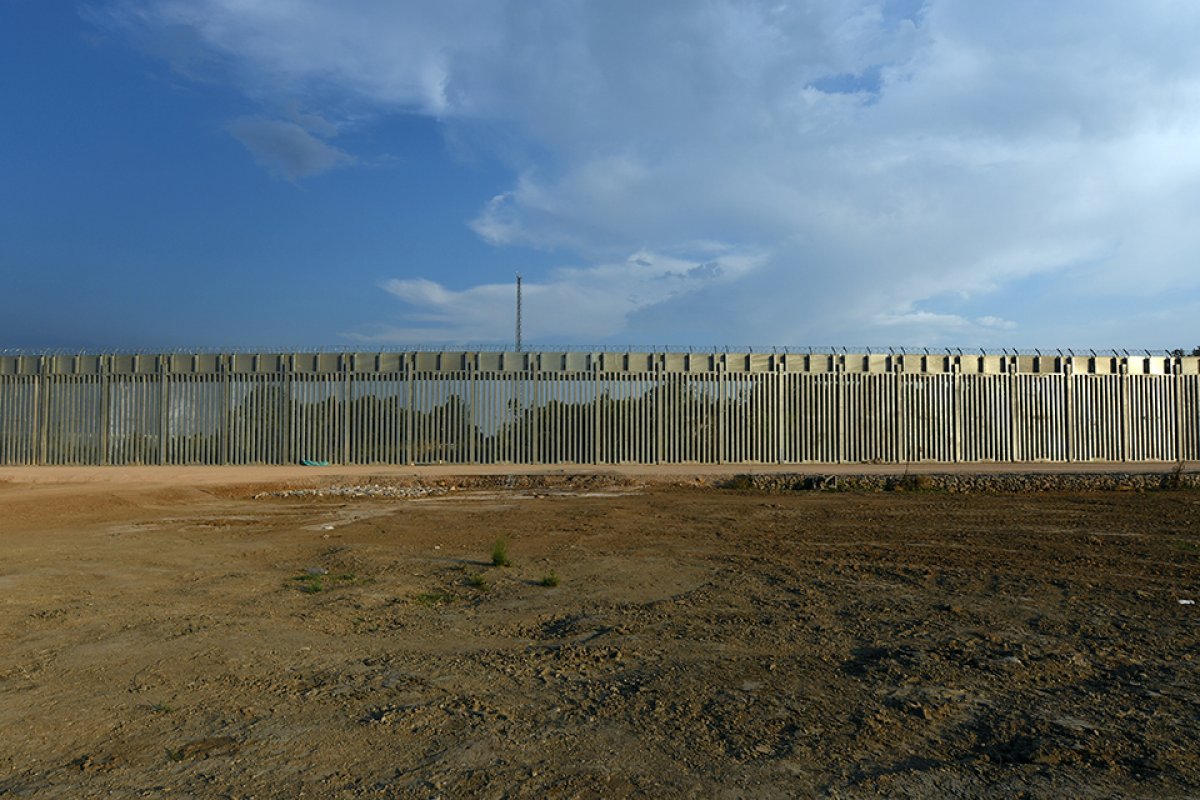 Steel wall #1 from Greece to Turkey border