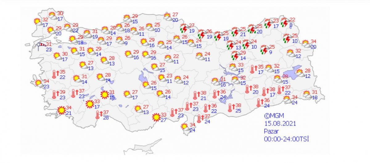 Meteoroloji’den Rize ve Artvin için yağış uyarısı #3