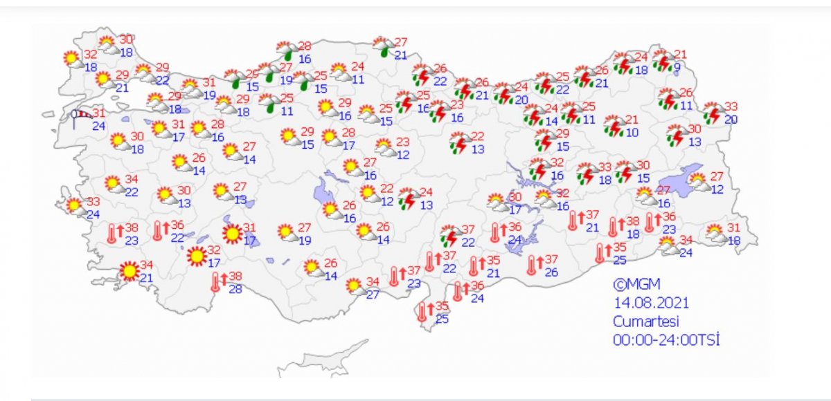 Meteoroloji’den Rize ve Artvin için yağış uyarısı #2