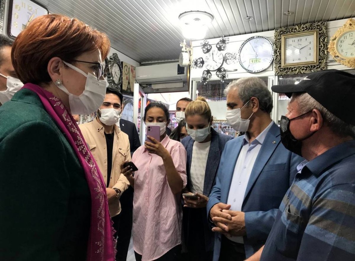 Meral Akşener’in Bayburt ziyaretinde vatandaşlarla partililer arasında arbede #2