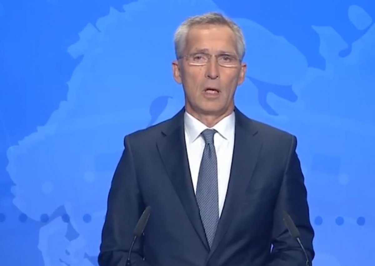 Afghan journalist asking NATO Secretary General Stoltenberg in tears #3