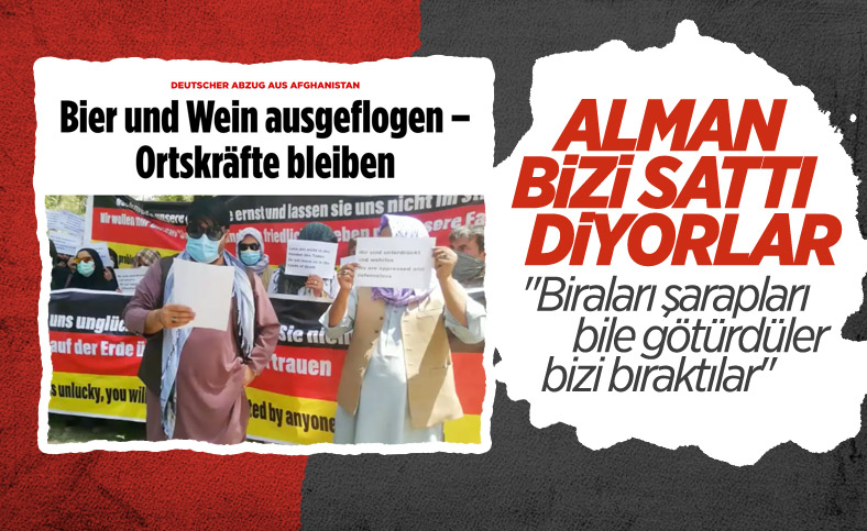 Afganistan'dan bira kutularını çıkaran Almanya, Afgan personeli tahliye etmedi