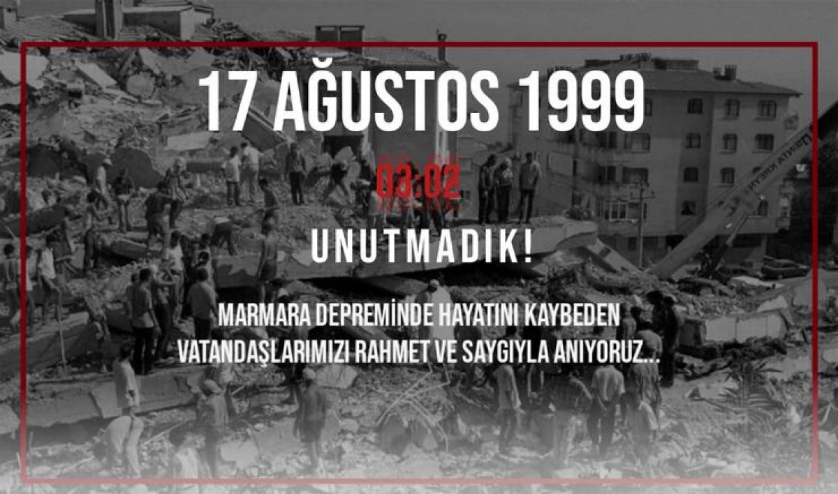 17 Ağustos Depremi Mesajları: 17 Ağustos 1999 Depremi Anma Sözleri ...