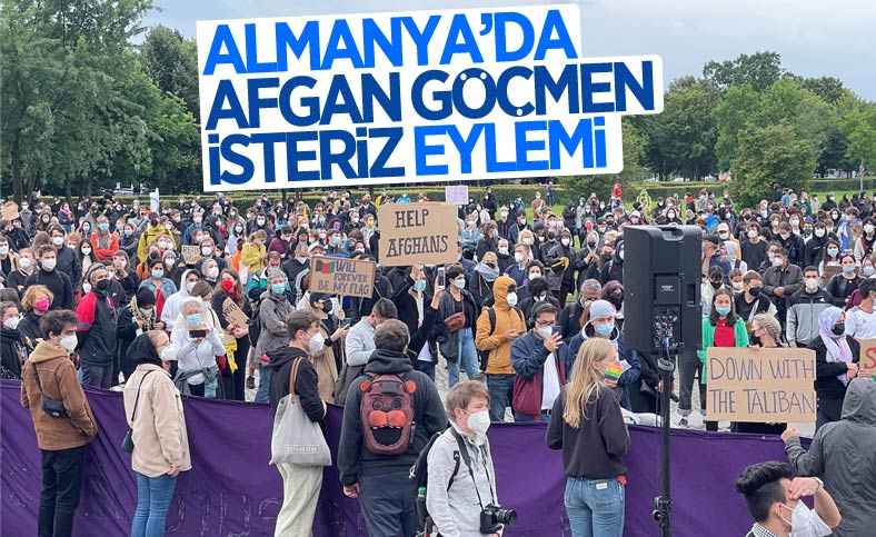 Almanya'da, Afganistan gösterisi: Yerimiz var
