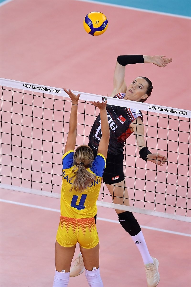 Türkiye Kadın Voleybol Milli Takımı, Avrupa Şampiyonası nda Romanya yı yendi #3