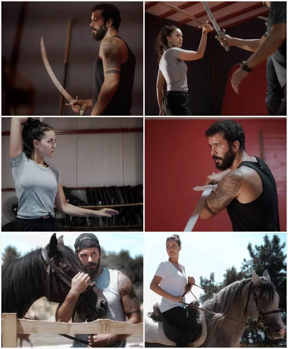 Fahriye Evcen yeni rolü için eğitimde #3