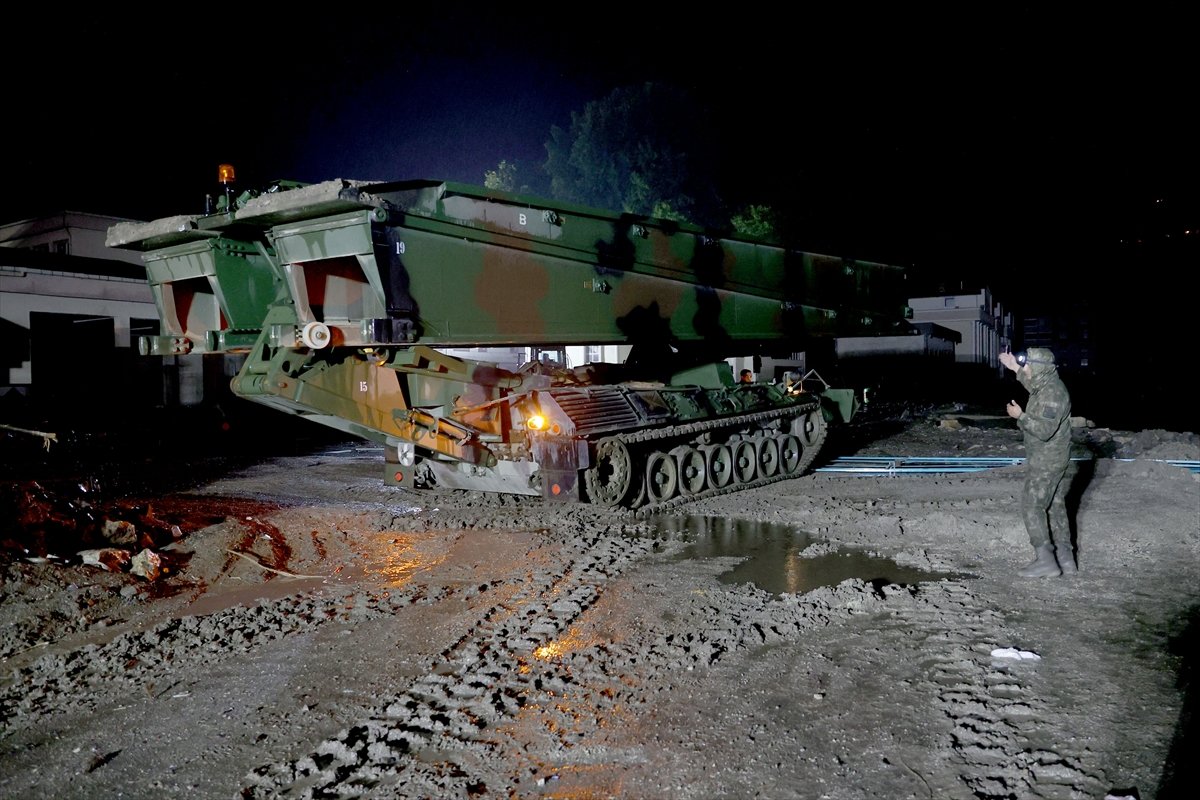 Sel felaketinin yaşandığı Kastamonu Bozkurt ta sağanak yağış  #13