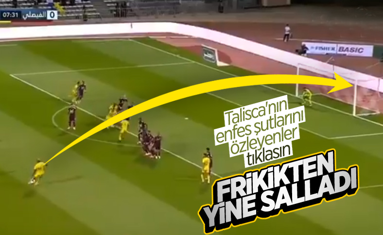 Anderson Talisca'dan enfes frikik golü
