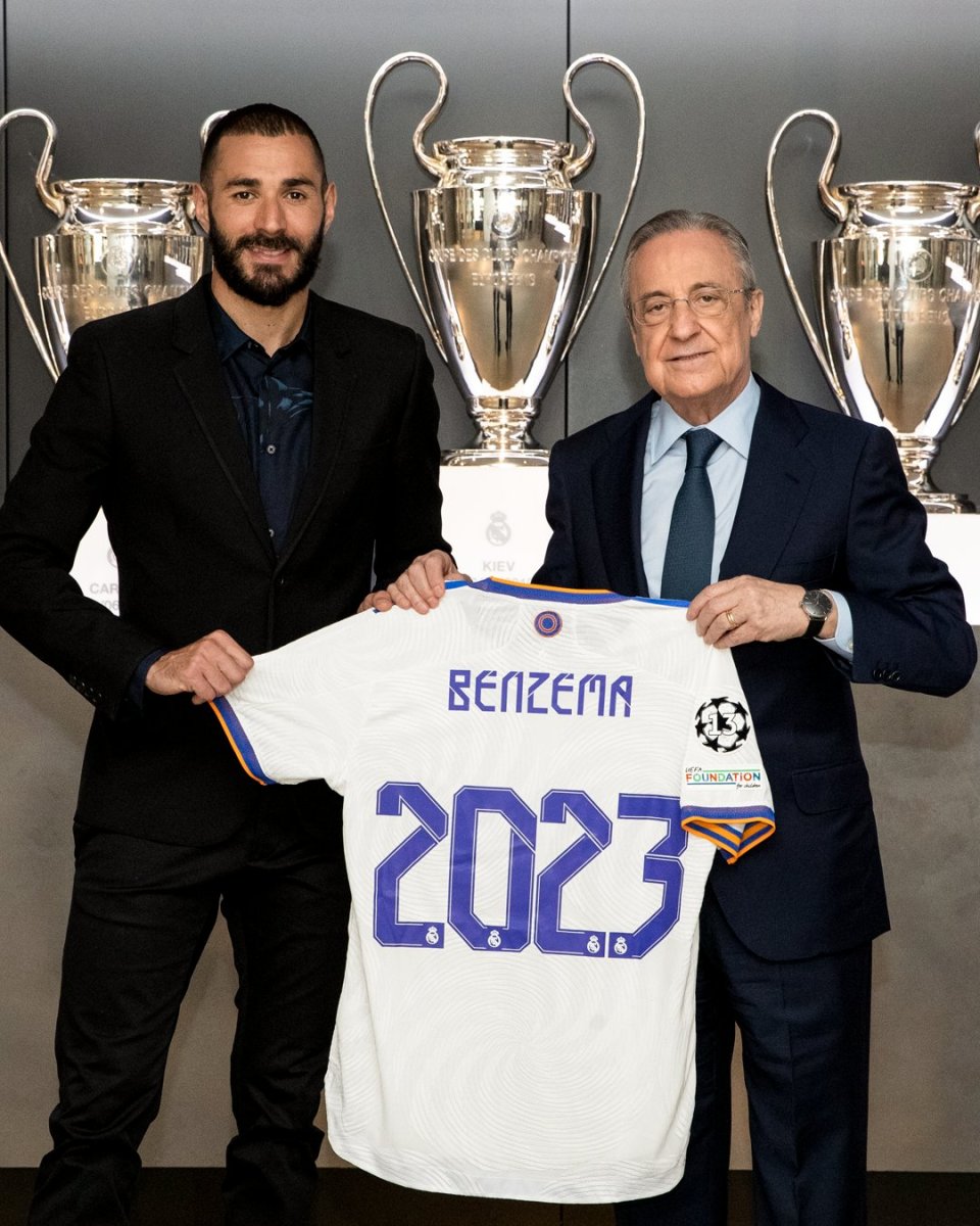 Real Madrid, Benzema ile sözleşme uzattı #1