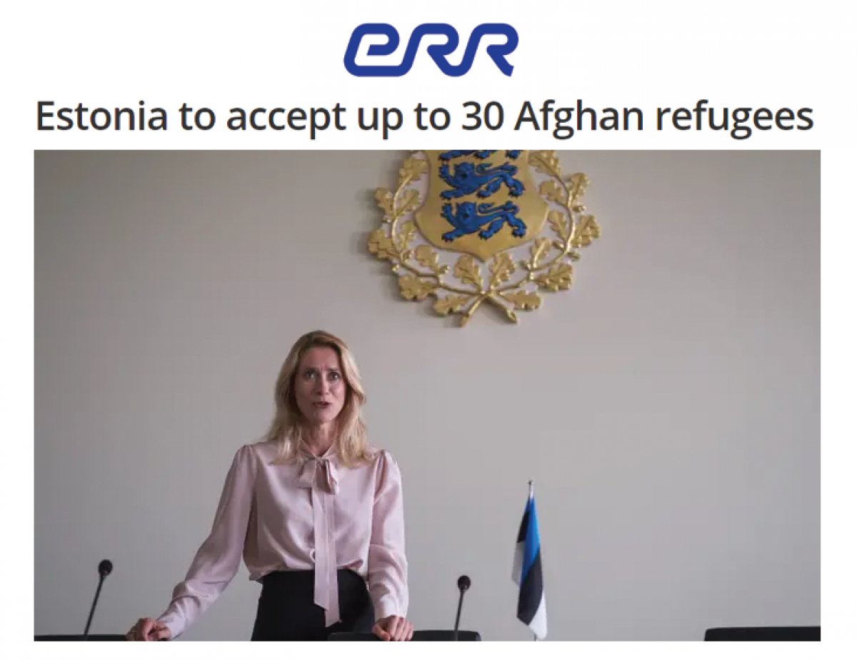 Estonia to accept 30 Afghan refugees #2