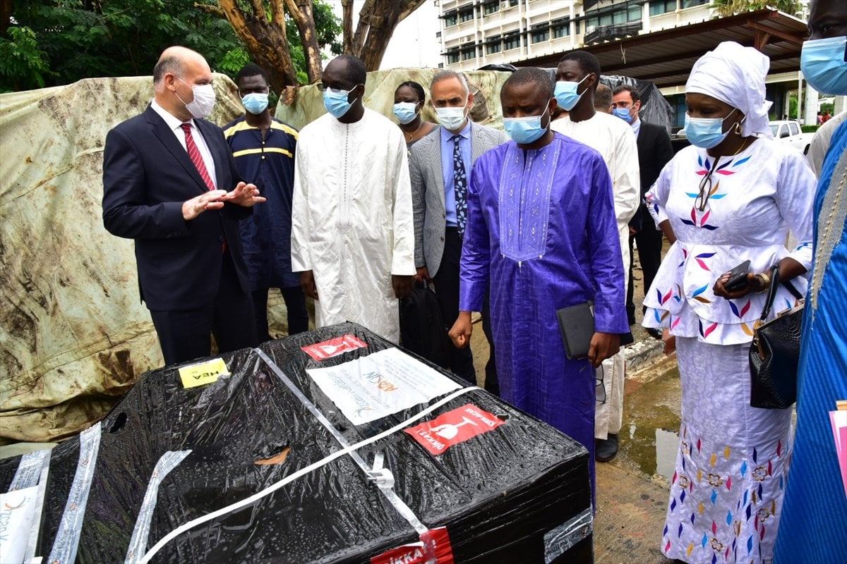 12 tons of medical supplies sent by Turkey reached Senegal #4