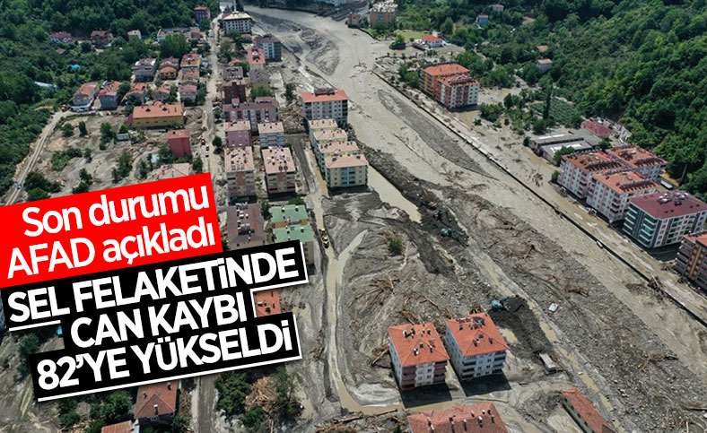 Batı Karadeniz'deki selde can kaybı 82'ye yükseldi