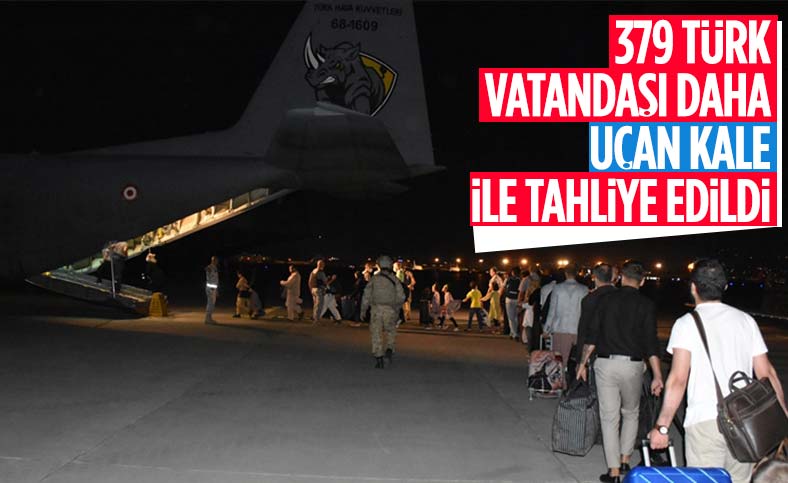 Kabil'deki 379 Türk vatandaşı daha tahliye edildi