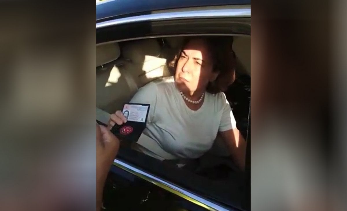 AK Partili vekil Zeynep Gül Yılmaz, aracını durduran polise hakaret etti #1
