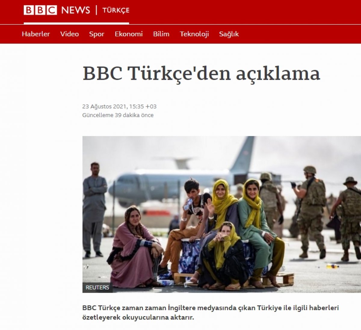 BBC Türkçe mülteci kampı haberi için özür diledi #3
