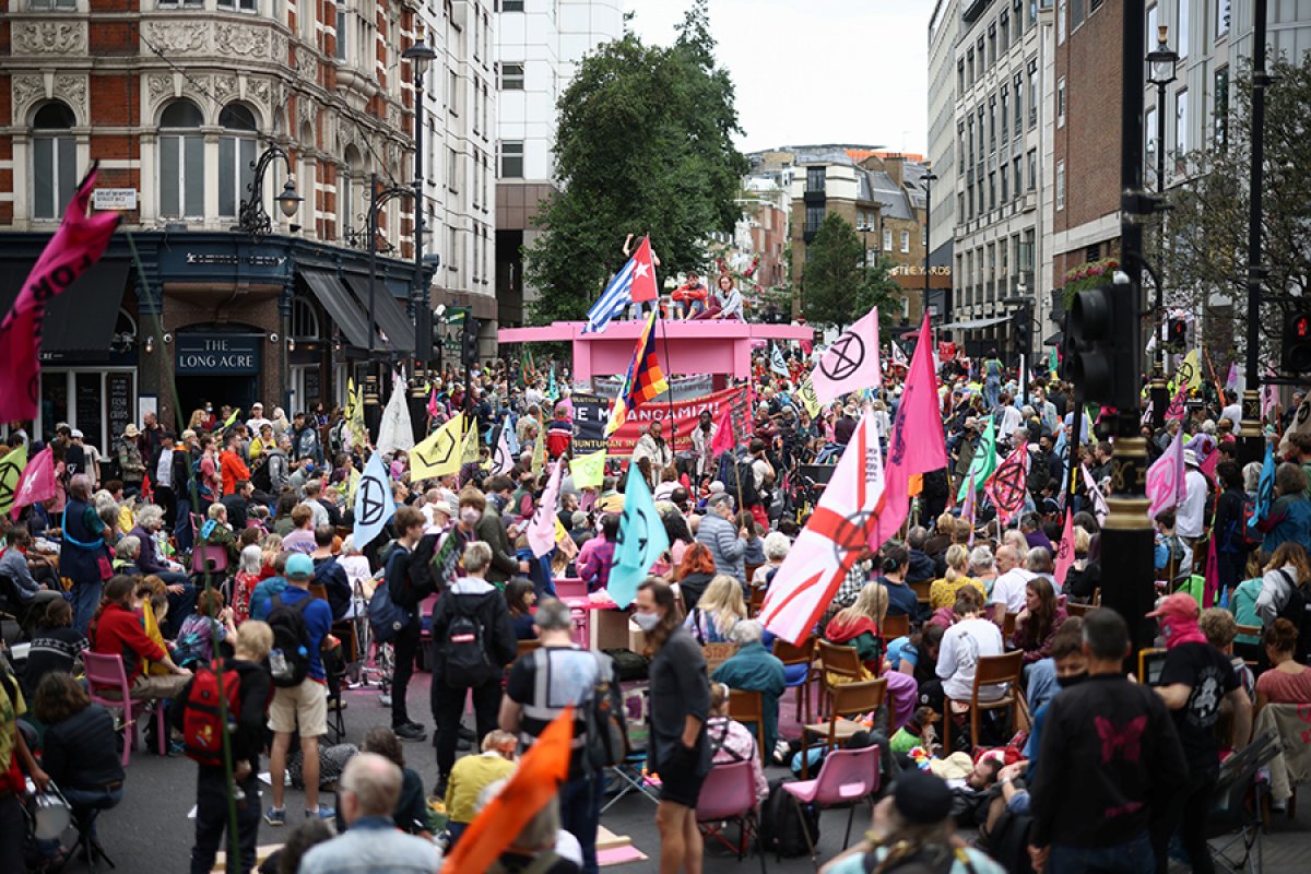 Londra da 2 haftalık çevre protestosu #14