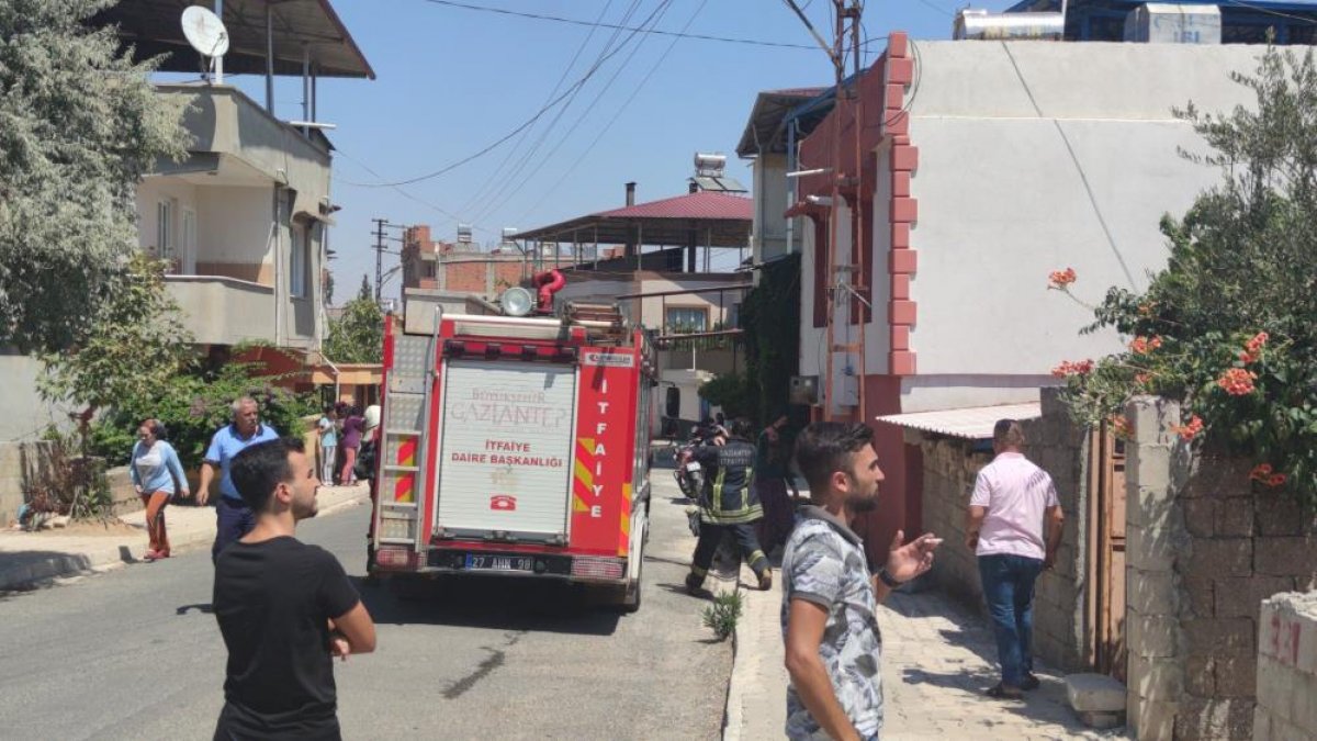 Gaziantep te çıkan yangına görülmemiş müdahale #2