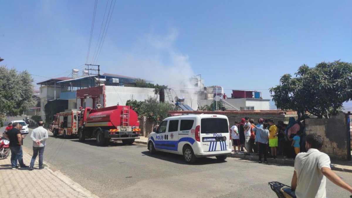 Gaziantep te çıkan yangına görülmemiş müdahale #1