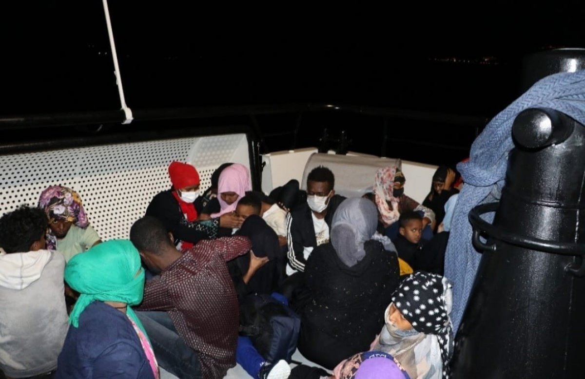 Çanakkale de 59 düzensiz göçmen kurtarıldı #2