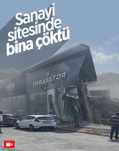 İstanbul İkitelli'deki sanayi sitesinde bina çöktü