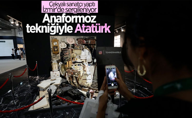 Anaformoz Atatürk eseri, İzmir'de sergilendi
