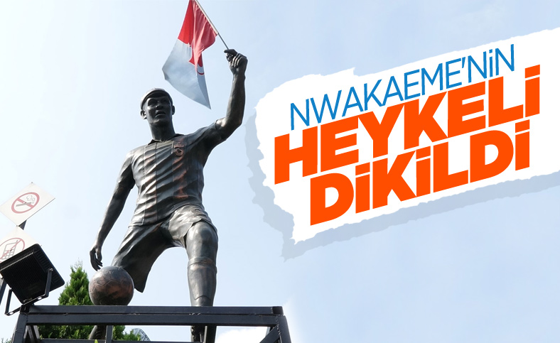Trabzonsporlu taraftar Nwakaeme'nin heykelini yaptırdı