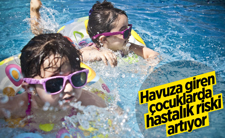 Havuza giren çocuklarda hastalık riski artıyor