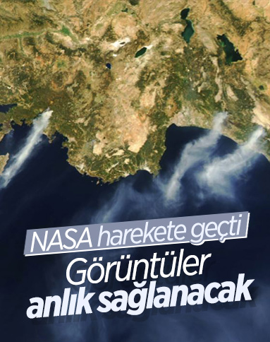 NASA, uydu görüntülerini kullanarak itfaiyecilere yardımcı olacak
