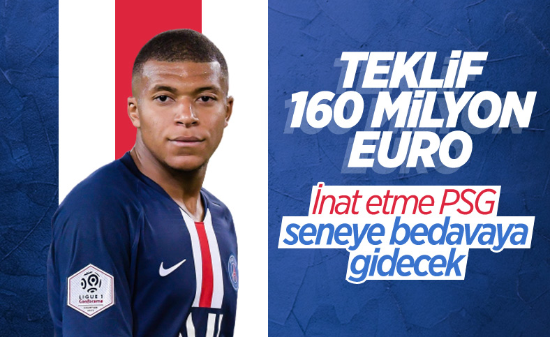 PSG, Kylian Mbappe için 220 milyon euro istiyor