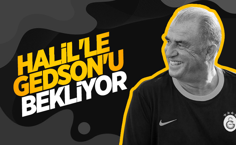 Galatasaray'da gündem: Halil Dervişoğlu ve Gedson Fernandes