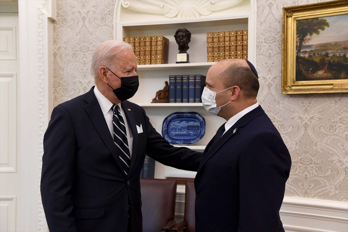 ABD Başkanı Joe Biden ve İsrail Başbakanı Naftali Bennett bir araya geldi #1