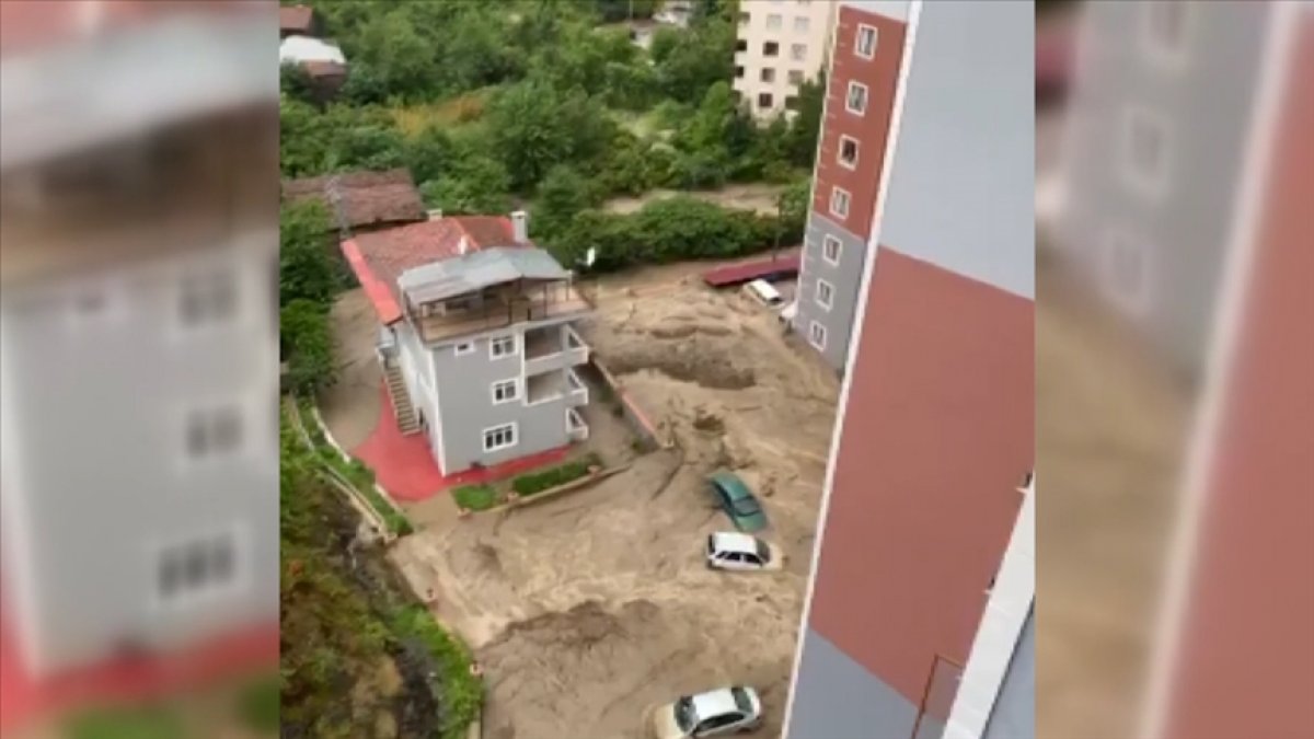 Bozkurt ilçesindeki selde yeni görüntüler yayınlandı #1