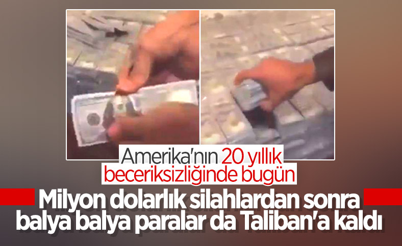 Amerikalı diplomat, Taliban'ın eline geçen para ve silahları paylaştı