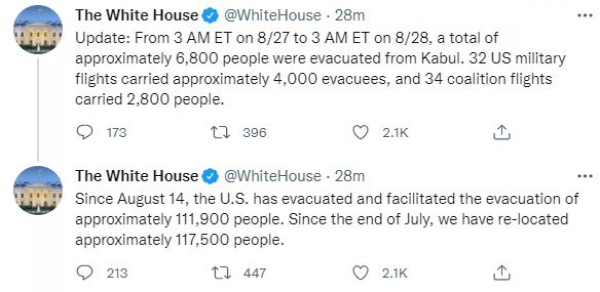 ABD, 6 bin 800 kişiyi daha Afganistan dan tahliye etti #2