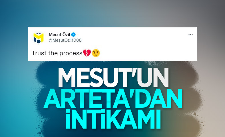 Mesut Özil'den Arteta'ya gönderme