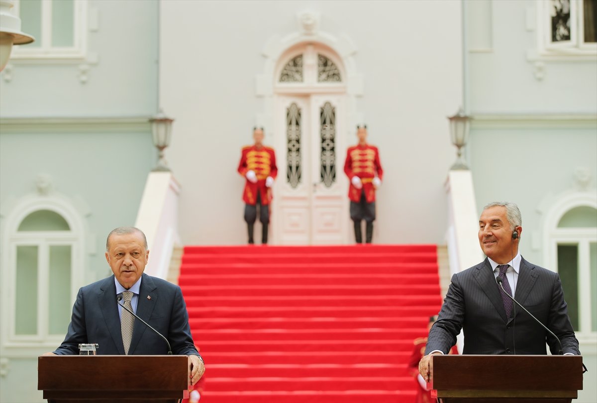 President Erdogan's press conference speech in Montenegro #1