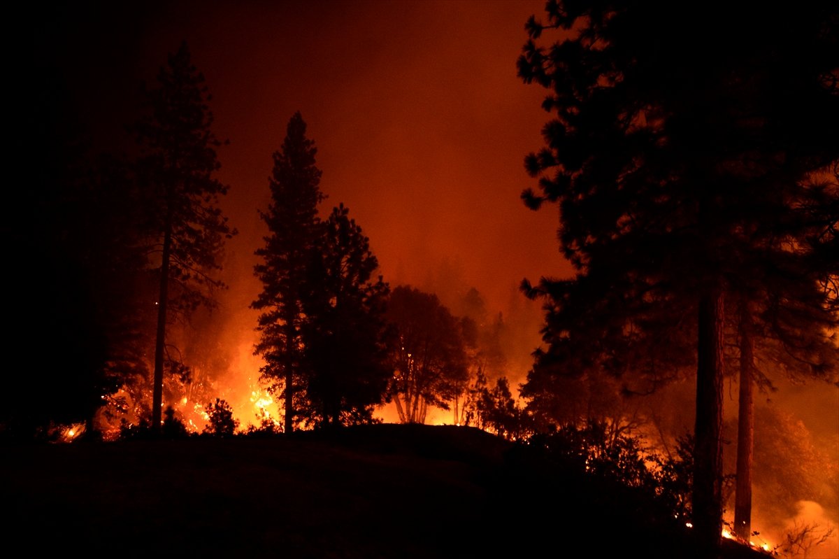 Fighting wildfires continues in California #2