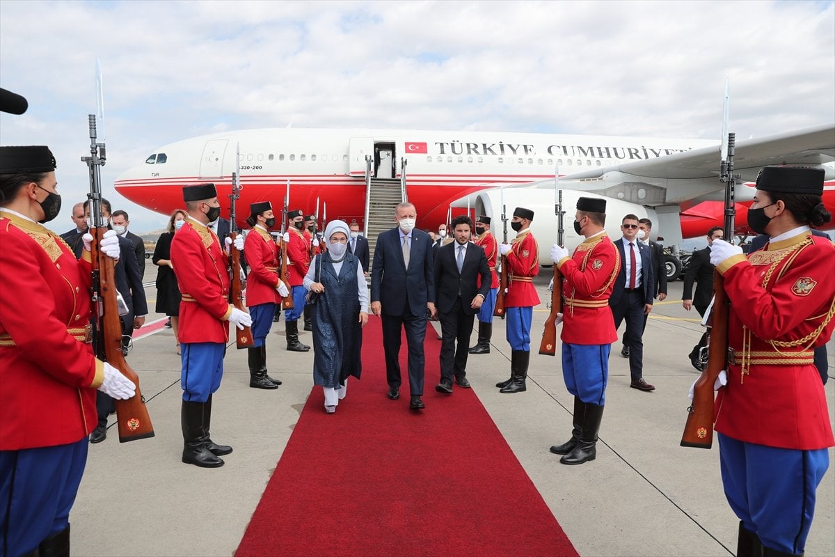 Cumhurbaşkanı Erdoğan Karadağ da #2