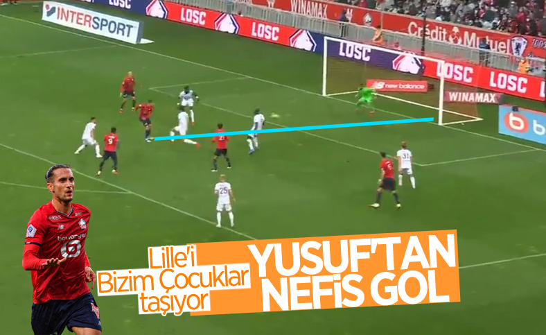 Yusuf Yazıcı ile Lille, ligde ilk galibiyetini aldı