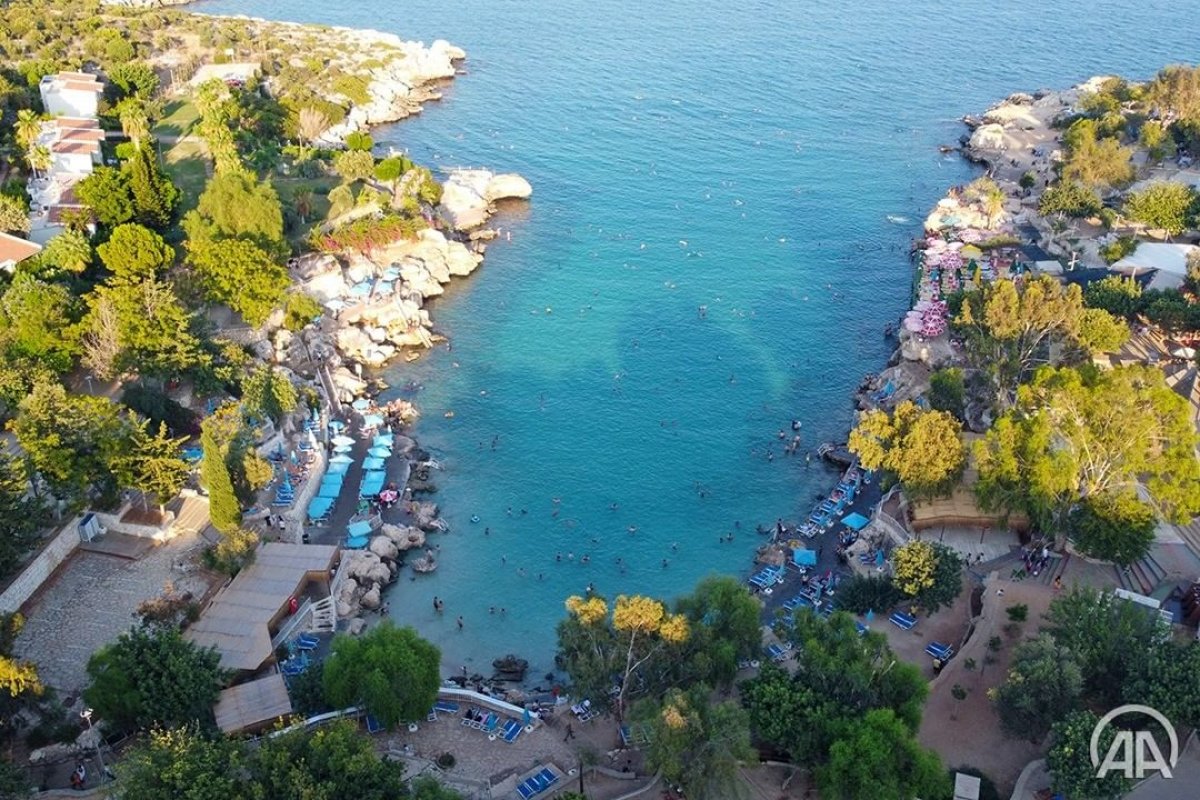 Mersin deki Yapraklı Koy a tatilci akını #8